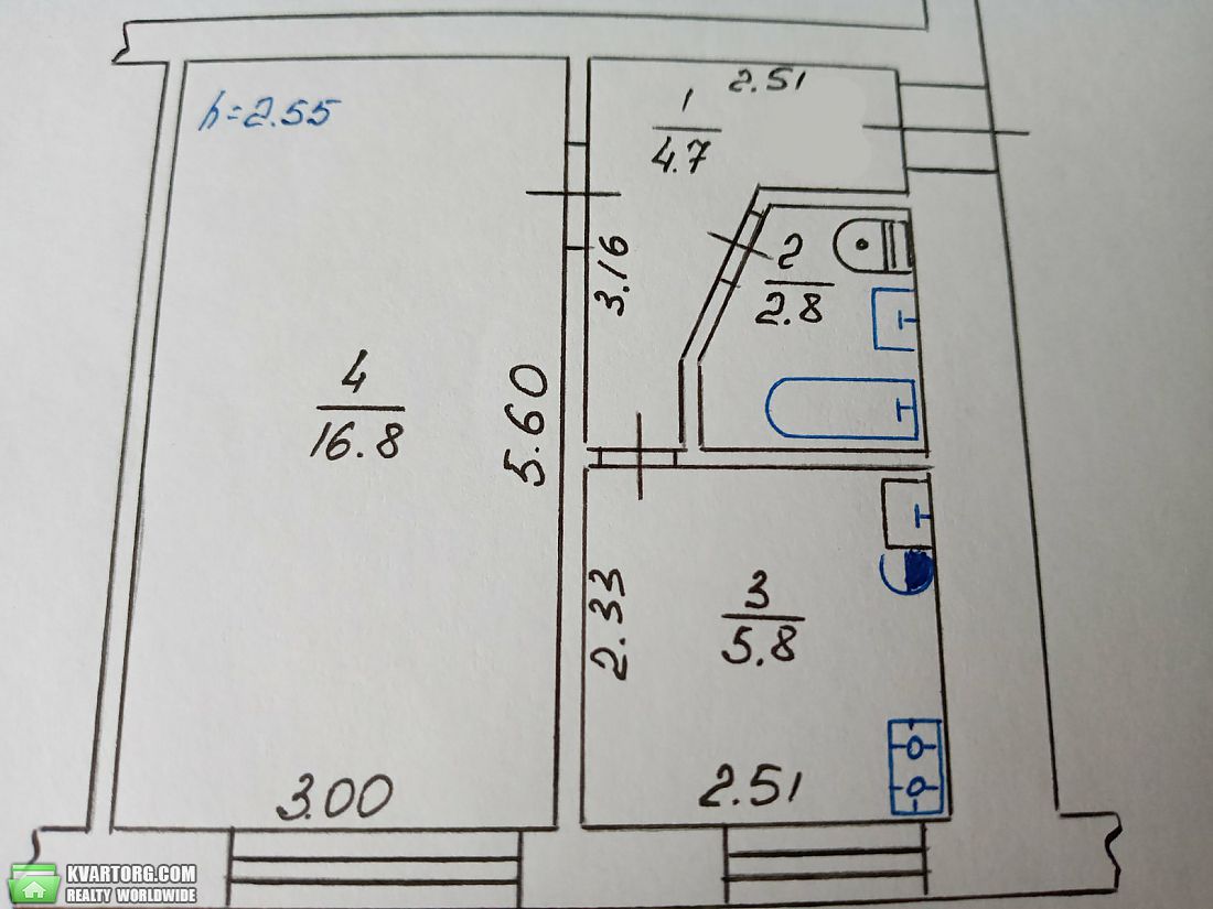 Sell 1-room apartment. Борисполь,  Ясная — photo 1