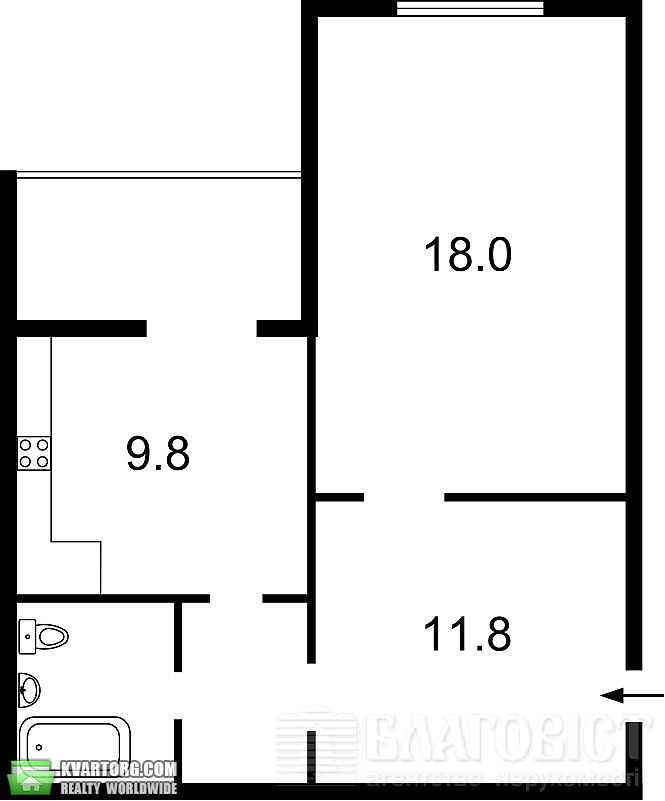 Sell 1-room apartment. Киев,  Науки пр — photo 8