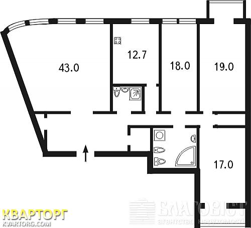 Sell 4-room apartment. Киев, Щекавицкая — photo 5