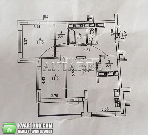 Rent out 3-room apartment. Киев, Драгомирова — photo 9