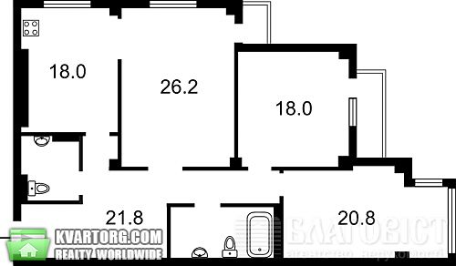 продам 3-комнатную квартиру. Киев,  Шумского - фото 2