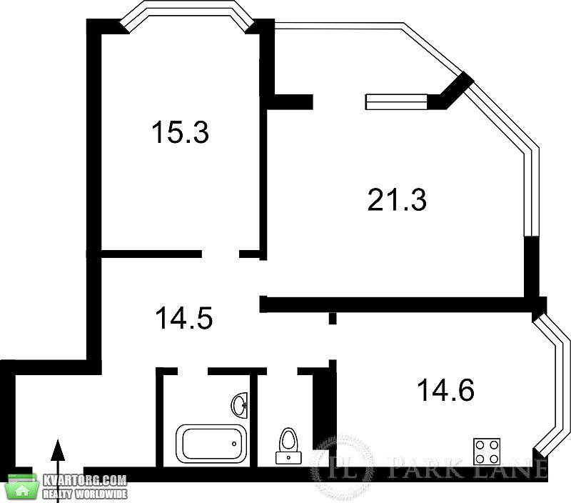 Sell 2-room apartment. Киев, Анны Ахматовой — photo 8