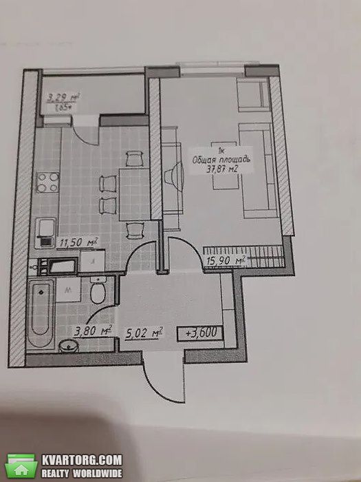 Sell 1-room apartment. Одесса, пер.Курортный — photo 10
