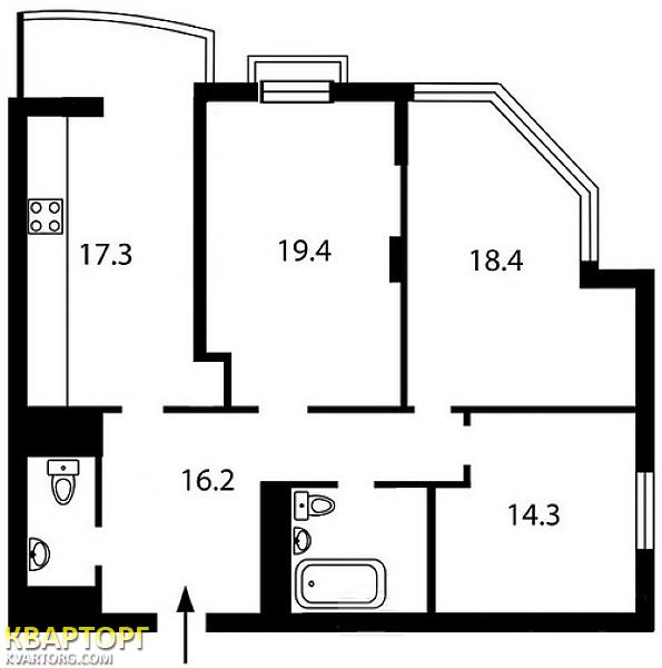 Sell 3-room apartment. Киев,  Курбаса Леся проспект — photo 6