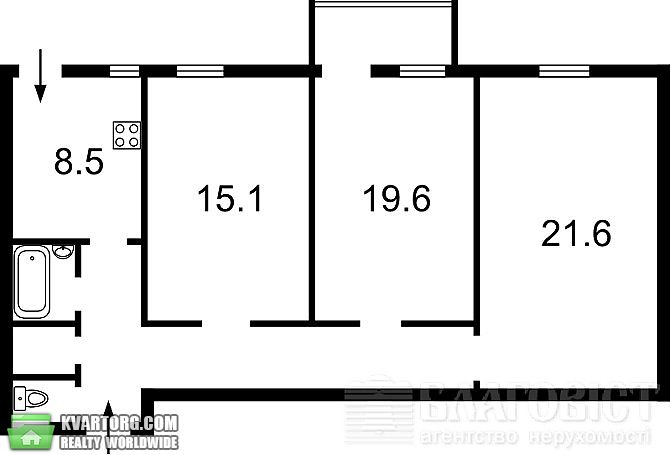 Sell 3-room apartment. Киев,  Тургеневская — photo 2