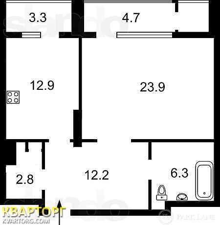 Sell 1-room apartment. Киев, Щорса — photo 1