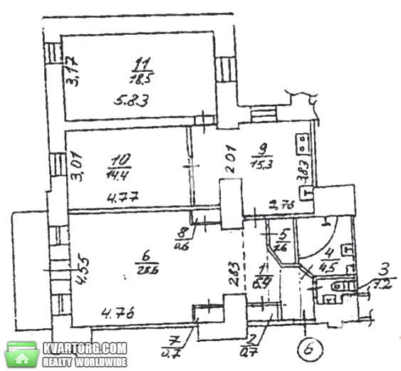Sell 3-room apartment. Киев, Горького — photo 9