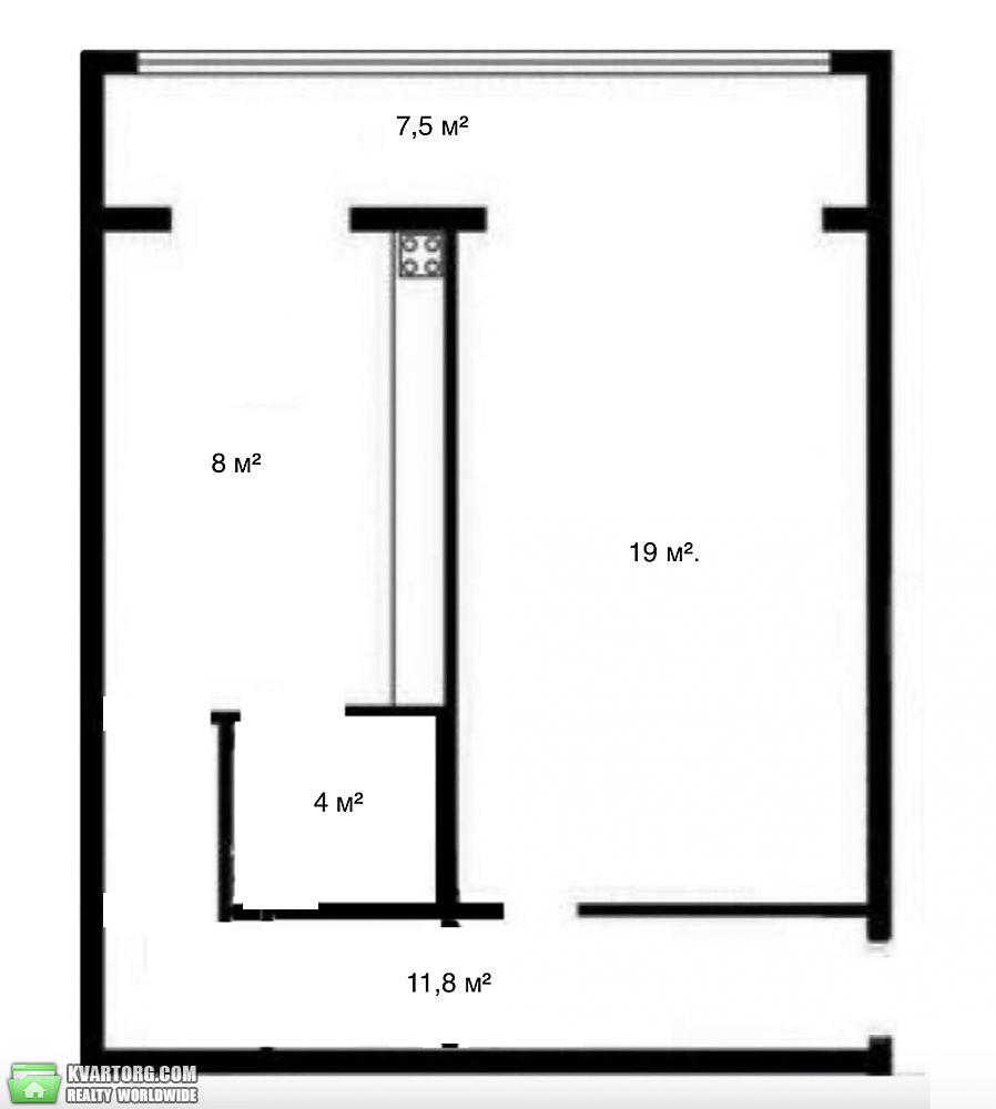 Sell 1-room apartment. Киев,  Кудри Ивана — photo 1