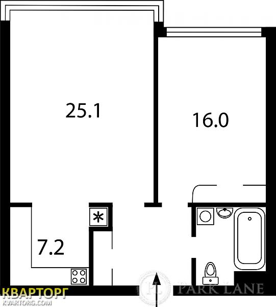 Sell 1-room apartment. Киев, Днепровская наб — photo 2