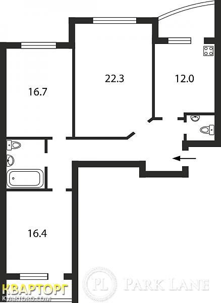 Sell 3-room apartment. Киев,  Касияна — photo 2