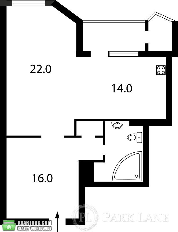 Sell 1-room apartment. Киев,  Кудряшова — photo 2