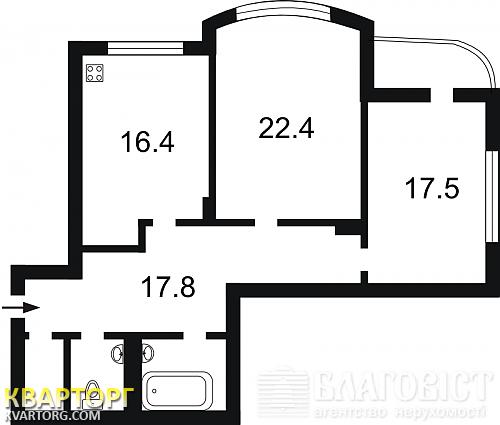 Sell 2-room apartment. Киев, Нежинская — photo 8