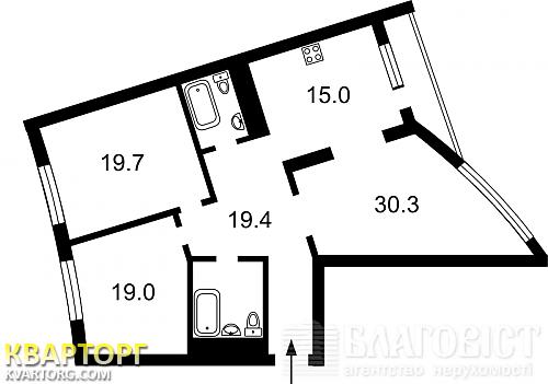 Sell 3-room apartment. Киев,  Героев Сталинграда пр — photo 2