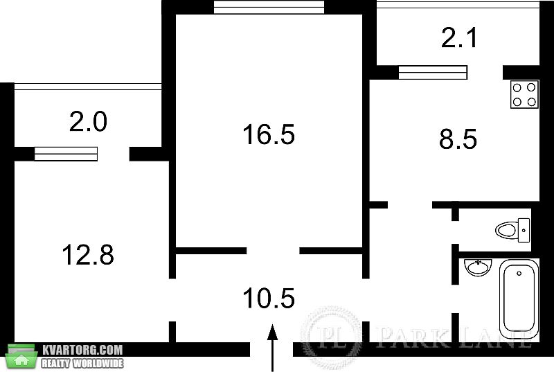 Sell 2-room apartment. Киев,  Здолбуновская — photo 3