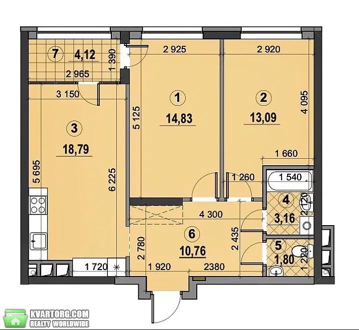 Sell 2-room apartment. Киев, Сверстюка — photo 5