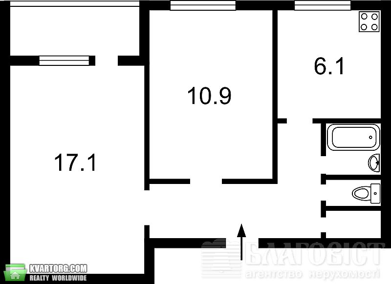 Sell 2-room apartment. Киев,  Героев Сталинграда пр — photo 2