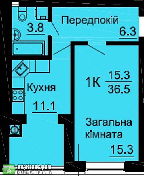 Sell 1-room apartment. Киев,  Зодчих — photo 5