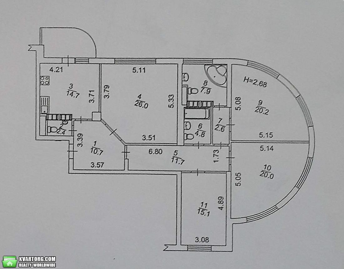 Sell 3-room apartment. Киев, Пчелки — photo 5