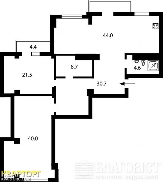 Sell 3-room apartment. Киев, Драгомирова — photo 3
