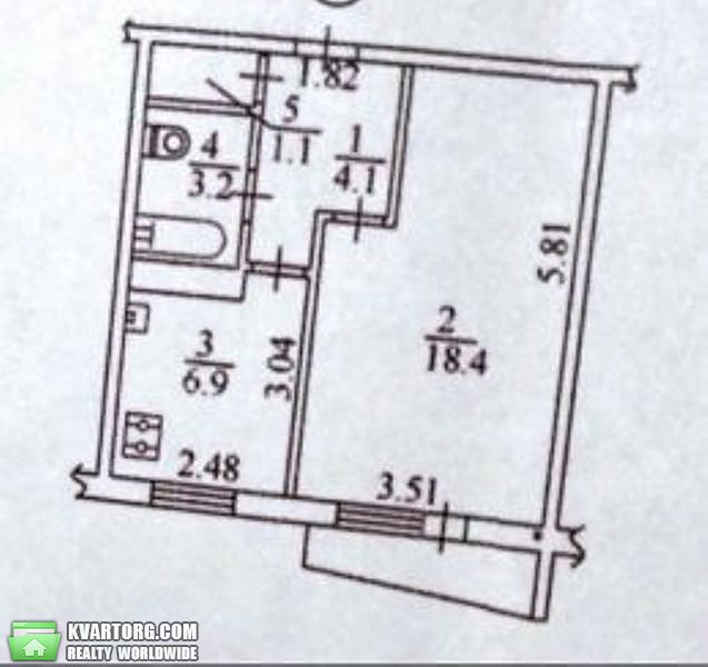 Sell 1-room apartment. Киев,  Симиренко — photo 6