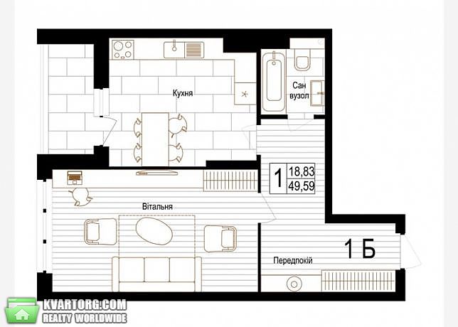 Sell 1-room apartment. Киев, пр. Лобановского — photo 2