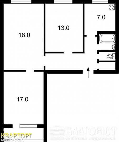 Sell 3-room apartment. Киев, Машиностроительная — photo 2