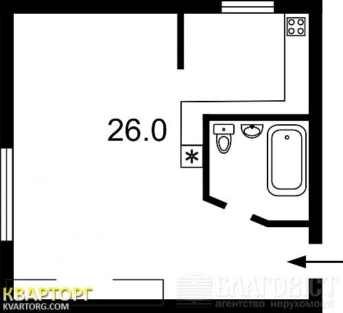 Sell 1-room apartment. Киев,  Васильковская — photo 9