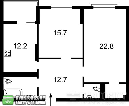 Sell 2-room apartment. Киев, Андрющенко — photo 1